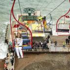 En Alum Bay, en la isla de Wight (Inglaterra). | Getty