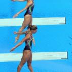 Tania Cagnotto, Francesca Dallape. Final de trampolín 3 metros sincronizado femenino.