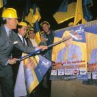 José María Ruiz Mateos durante la campaña electoral para las elecciones europeas de 1998