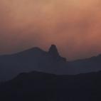 De este color amanecía el cielo de La Gomera