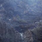 Las casas y los alrededores han quedado en cenizas