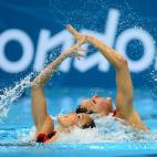 El dúo español, que realizó un ejercicio muy completo y que estuvo bien sincronizado, quería resarcirse de la puntuación que habían recibido por parte de los jueces y no defraudó, convenciéndoles de que precisaban una mejor nota que la a...