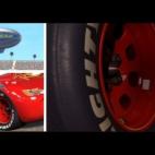 En el filme Cars, podemos ver algunos coches con neumáticos Lightyear. También observamos a un zepelín haciendo propaganda de la misma "marca". Para mas inri, el patrocinador de gasolina usado para repostar los vehículos es el mismo que la g...