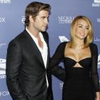 Acudió con su prometido, el actor Liam Hemsworth, a un evento sobre cine australiano.