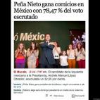 El periódico colombiano abre su versión digital con este titular.