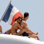 Irina y Cristiano Ronaldo, en compañía del hijo de éste, y otros amigos y familiares, están disfrutando del mar en sus vacaciones.