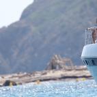 Irina y Cristiano Ronaldo, en compañía del hijo de éste, y otros amigos y familiares están disfrutando del mar en sus vacaciones.