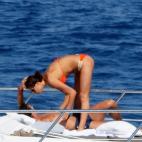 Irina y Cristiano Ronaldo, en compañía del hijo de éste, y otros amigos y familiares, están disfrutando del mar en sus vacaciones.