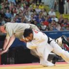 En Judo, el monarca fue sorprendido con una llave.