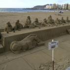 La última cena en la playa de Las Canteras de Gran Canaria.