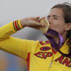 El primer oro de España en Londres lo consiguió Marina Alabau en en vela, clase RS:X.