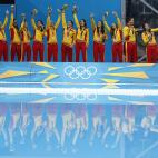 El equipo español de natación sincronizada no falló y consiguió el bronce, superado por Rusia y China.