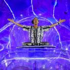 Fatboy Slim, revolucionando el estadio.