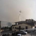 Incendio en la sierra de Béjar