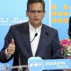 PP (1969). Su claridad y cercanía con su electorado lo ha consolidado como líder de su formación y no ha vacilado en apoyar al PSE y a Patxi López hasta convertirlo en lehendakari.