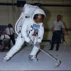 Simulación del paseo lunar (NASA)