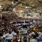 El presidente del Comité Nacional Republicano, Reince Preibus, se dirige a la audiencia durante la Convención Nacional Republicana