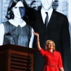 An Romney, en un momento de su discurso