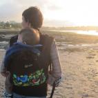 Atardecer con los niños a cuestas