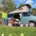 De excursión con Manuela, una espléndida furgoneta Wolkswaguen T4