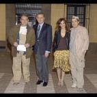 El actor junto con la cantante Malu con motivo de su colaboración en la serie 'Manolo y Benito corporeison'