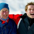 Los alpes suizos ha sido un punto tradicional de sus vacaciones familiares.