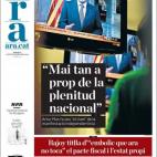 Ara: "Nunca tan cerca de la plenitud nacional"