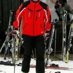 Esquiando en Baqueira Beret.