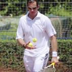 Jugando al tenis en Barcelona