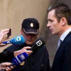 Habla con los medios a su llegada a los juzgados de Palma.