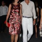 En un acto de la boda de Nicolas de Grecia y Tatiana Blatnik.