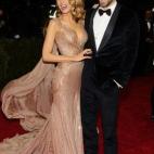 Junto a Blake Lively en una gala del Metropolitan Museum of Arts .
