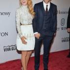 Junto a Blake Lively en la gala amfAR en Nueva York.