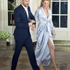 Junto a Blake Lively en una cena de Estado ofrecida por los Obama al primer ministro de Canadá, Justin Trudeau.