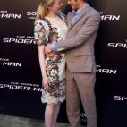 Durante la presentación de Spiderman en Madrid, así de acaramelados en el photocall.