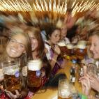 Varias personas, durante el festival