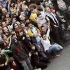 Los manifestantes en Neptuno