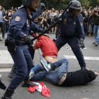 Las cargas policiales en Neptuno