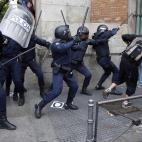 Las cargas policiales en Neptuno