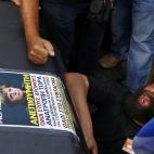 Más participantes en las marchas convocadas en Atenas para expresar el rechazo a las políticas económicas implantadas desde Alemania.