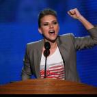 Scarlett Johansson, una de las grandes bazas celebrity que apoya a Obama.
