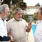 Lula visitó a Castro en 2010