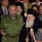 En la visita del líder de la Iglesia Ortodoxa, Bartolomeo I, en 2004