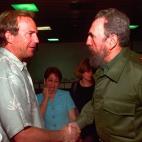 En 2001, el actor acudió a La Habana a promocionar una de sus películas y se encontró con Castro