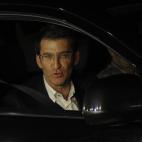 A su llegada a la sede del PP de Galicia