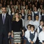 Felipe y Letizia asistieron a un concierto dirigido por el maestro Rossen Milanov, en la víspera de la entrega de los premios que llevan el nombre del heredero de la corona española.