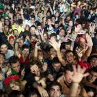 Actuación de Steve Aoki