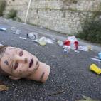 Las inmediaciones del Madrid Arena, este jueves.