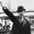 Governor Alfred E. Smith speaks in New York on Nov. 2, 1928. (AP Photo)