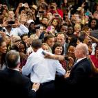 Obama en un acto electoral en Las Vegas, Nevada